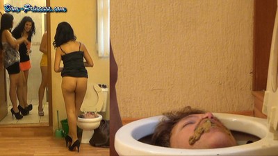 Human Toilet Bowl locked Part 1 Diana