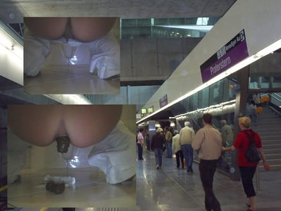 Metro Station shitting on Christmas day
