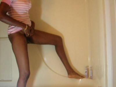 Peeing in the tub