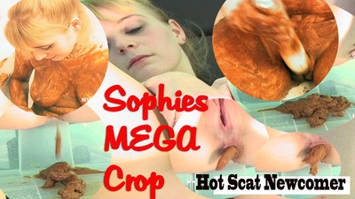 British newcomer Sophie shit smearing..