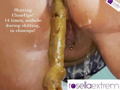 Shitting CloseUps!14 times,asshole during shitting,in closeups!