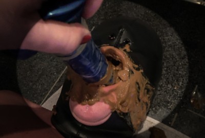Scat throat fuck