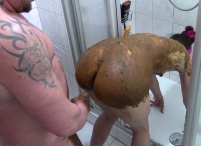 Fully lubricated with shit