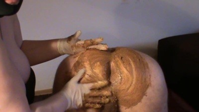 poop on slaves asshole